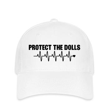 Protect_the_Dolls_herzschlag - Flexfit Cap - Weiß - Vorne