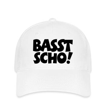 Basst Scho - Flexfit Cap - Weiß - Vorne