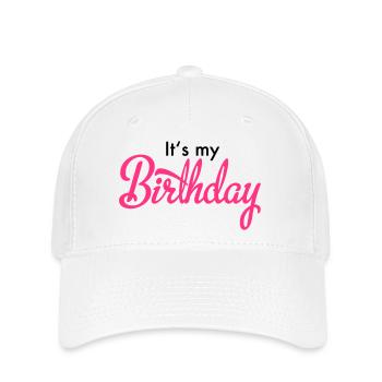 Geburtstag - Flexfit Cap - Weiß - Vorne