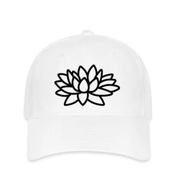 Lotus flower - Flexfit Cap - white - Front