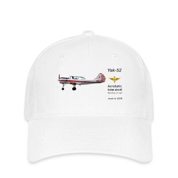 Yak-52 - Flexfit Cap - Weiß - Vorne