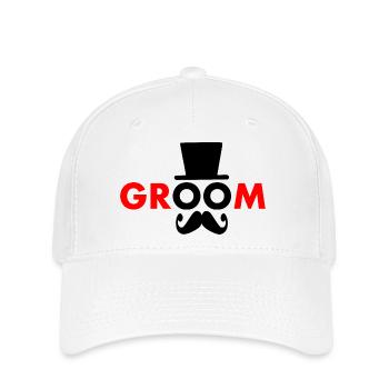 Groom - Flexfit Cap - white - Front