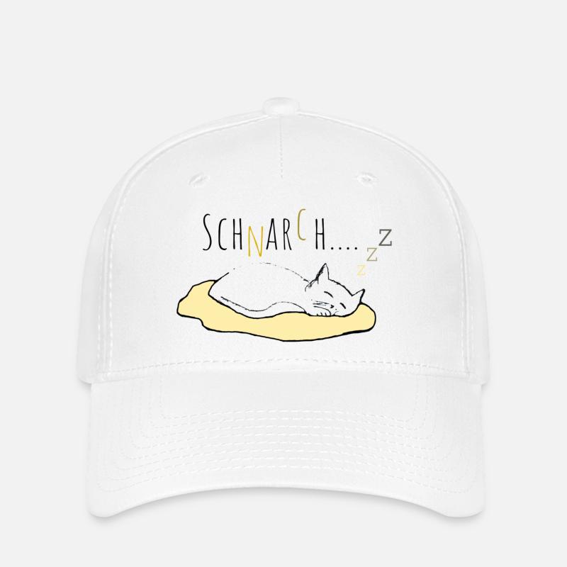 Ronflement.... - Casquette Flexfit - blanc