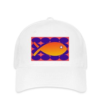 FISCH - Flexfit Cap - Weiß - Vorne