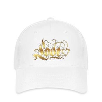 Love Quotes amore Flowers Women girl fashion female - Flexfit Cap - white - Front