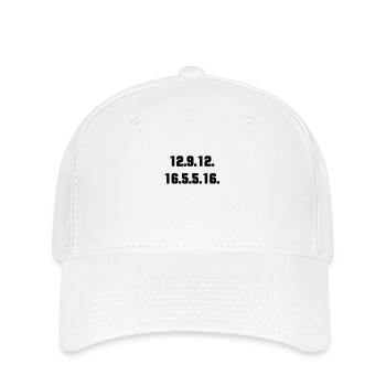 « Lil Peep » en chiffres - Casquette Flexfit - blanc - Devant