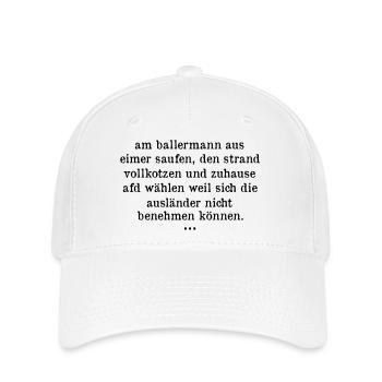 afd wählen - Flexfit Cap - Weiß - Vorne