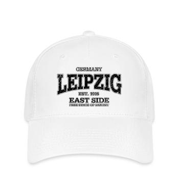 Leipzig (black oldstyle) - Flexfit Cap - Weiß - Vorne