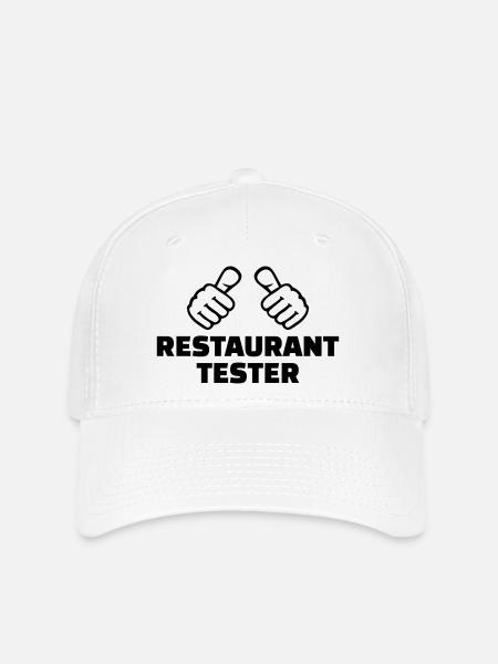 Restaurant Tester - Flexfit Cap - Weiß