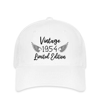 Geburtstag 1954 Jahrgang 1954 bestes Jahrgang 1954 - Flexfit Cap - Weiß - Vorne