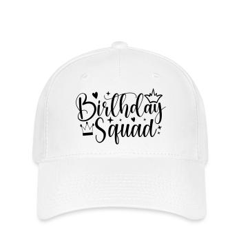 Birthday Queen 2 Joyeux anniversaire - Casquette Flexfit - blanc - Devant