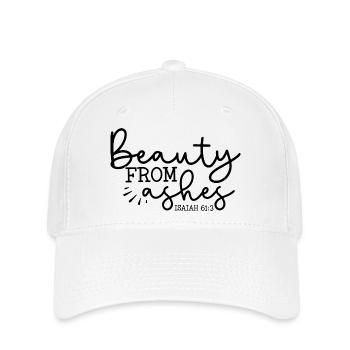 Schönheit aus der Asche - Flexfit Cap - Weiß - Vorne