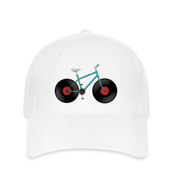 Suivre le rythme - Casquette Flexfit - blanc - Devant