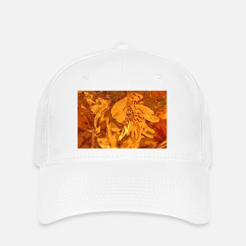 Fantasy ocre - Casquette Flexfit - blanc
