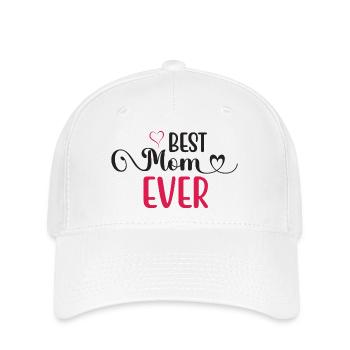Die beste Mutter aller Zeiten - Flexfit Cap - Weiß - Vorne
