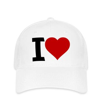 J’adore - Casquette Flexfit - blanc - Devant