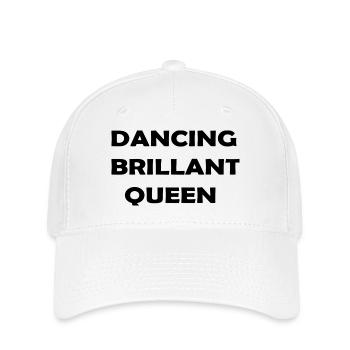 dancing brillant queen - Casquette Flexfit - blanc - Devant