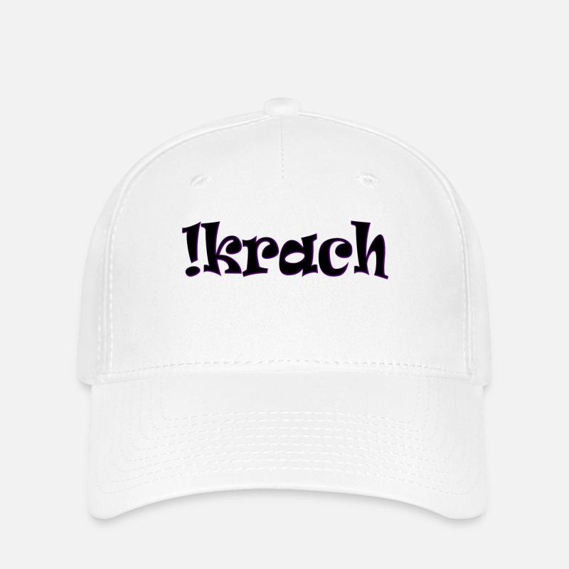 Krach - Flexfit Cap - Weiß