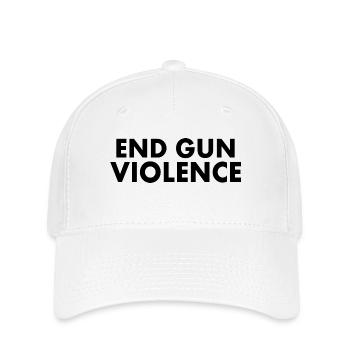 END GUN VIOLENCE - Casquette Flexfit - blanc - Devant