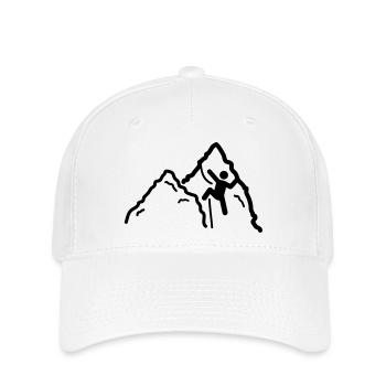 climbing - Flexfit Cap - white - Front