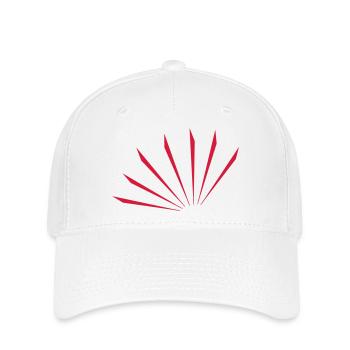 Cool Stripes Design - Casquette Flexfit - blanc - Devant