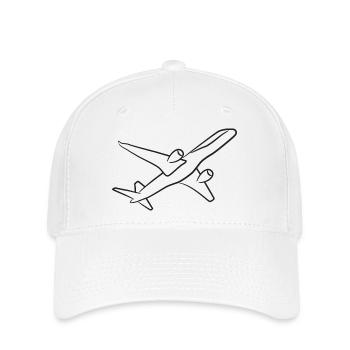 Avion - Casquette Flexfit - blanc - Devant