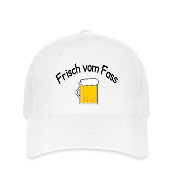 Frisch vom Fass - Flexfit Cap - Weiß - Vorne