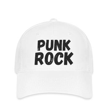 Punk - Flexfit Cap - Weiß - Vorne