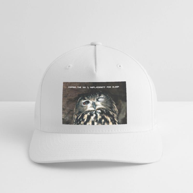 Eule, 100% replacement for coffee Flexfit Cap
