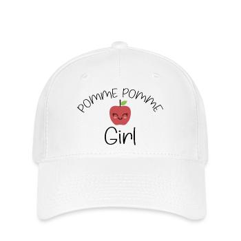 Apple Apple girl Humor Funny phrase - Flexfit Cap - white - Front