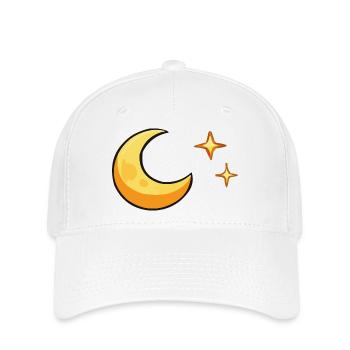 Moonshine Cartoon Night - Flexfit Cap - white - Front
