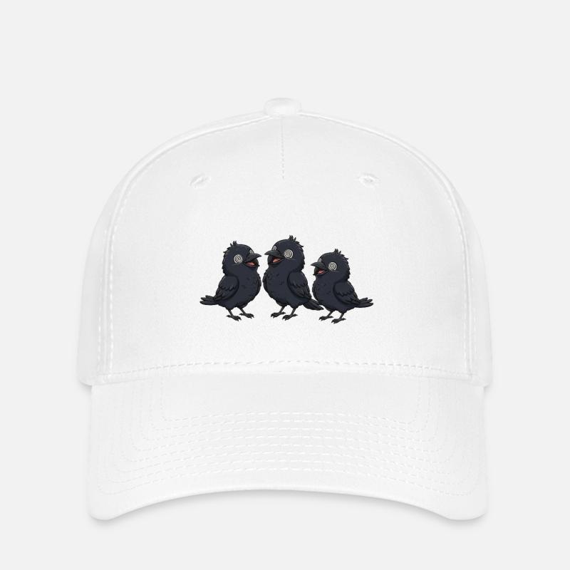 Trois frères Corbeau - Casquette Flexfit - blanc
