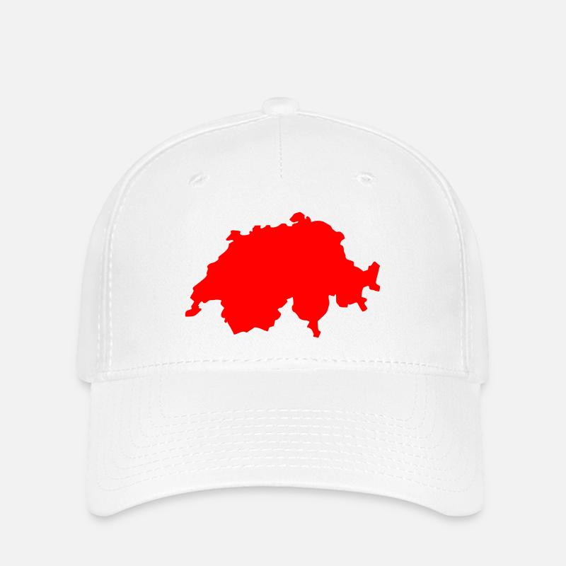 Schweiz - Flexfit Cap - Weiß