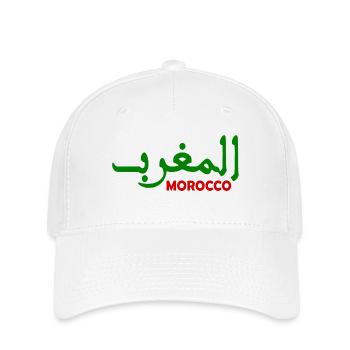 Maroc - Casquette Flexfit - blanc - Devant