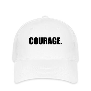 Courage - Casquette Flexfit - blanc - Devant