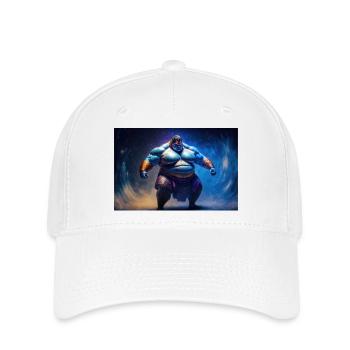 Sumo-Gott - Flexfit Cap - Weiß - Vorne