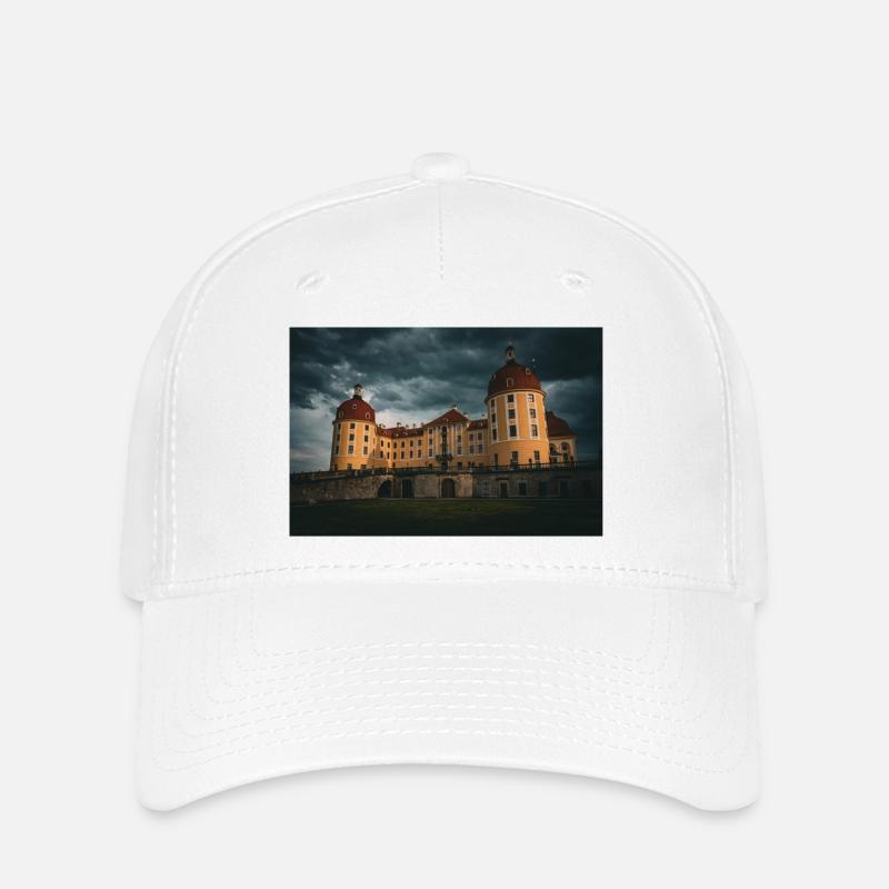 Moritzburg Castle, Dresden, Saxony - Flexfit Cap - white