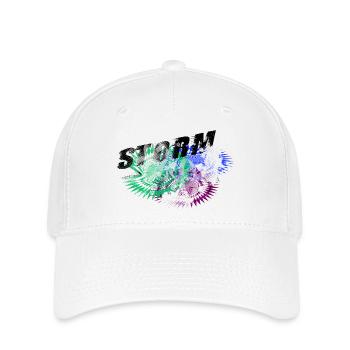 Tempête radicale - Casquette Flexfit - blanc - Devant