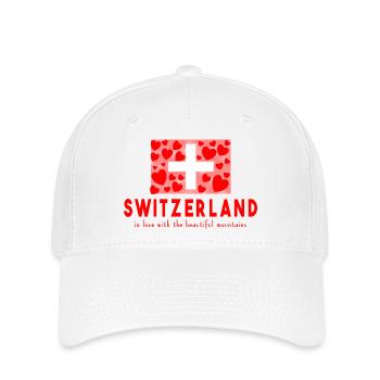 Suisse - Casquette Flexfit - blanc - Devant