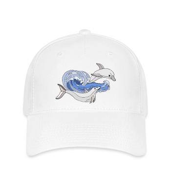 Delphine - Flexfit Cap - Weiß - Vorne