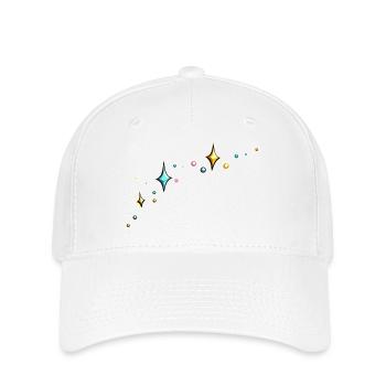 Glitter Glitter Stars Colorful - Flexfit Cap - white - Front