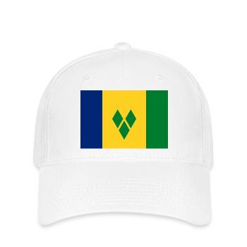 Saint Vincent and the Grenadines - Flexfit Cap - white - Front