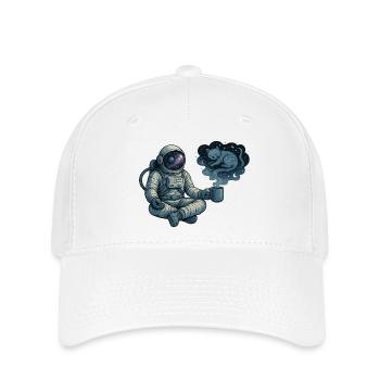 Cosmic Coffee Break - Flexfit Cap - white - Front