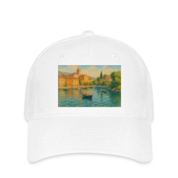 Port idylle au soleil - Casquette Flexfit - blanc - Devant