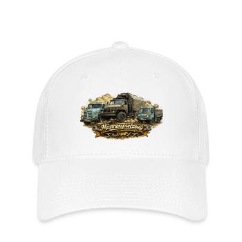 Vintage trucks and banners - Flexfit Cap - white - Front