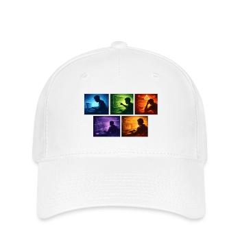 Multi-Screen Code Shadow - Flexfit Cap - white - Front