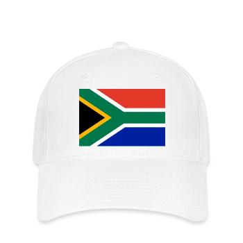 South Africa flag banner - Flexfit Cap - white - Front