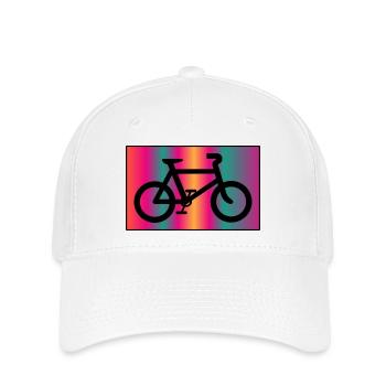 FAHRRAD - Flexfit Cap - Weiß - Vorne