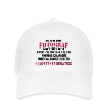 Fotograf Beratung - Flexfit Cap - Weiß - Vorne