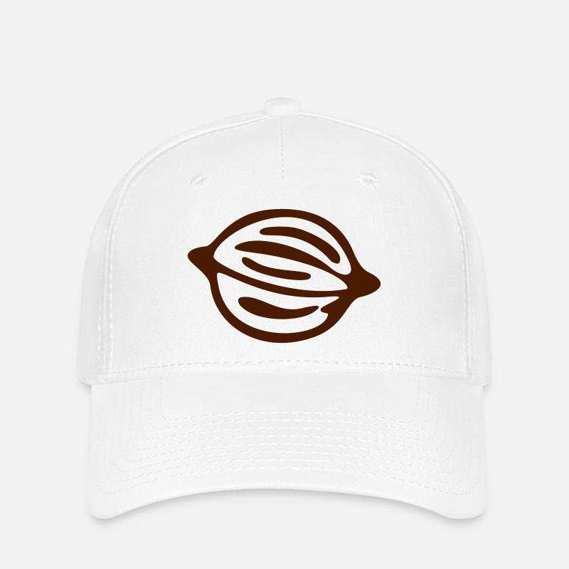 Walnut - Flexfit Cap - Weiß